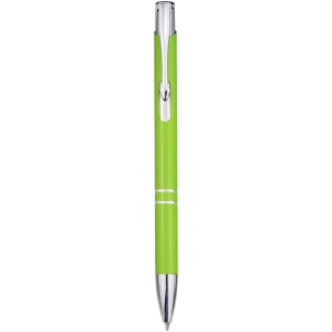 Stylo bille en aluminium recyclé Moneta (encre bleue) 4
