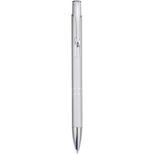 Stylo bille en aluminium recyclé Moneta (encre bleue) 9