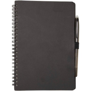 Carnet A5 à couverture souple réutilisable et parure de stylos Slate (encre noire) 5