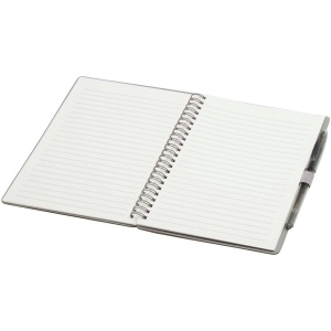 Carnet A5 à couverture souple réutilisable et parure de stylos Slate (encre noire) 15