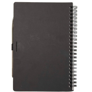 Carnet A5 à couverture souple réutilisable et parure de stylos Slate (encre noire) 11