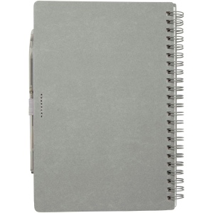 Carnet A5 à couverture souple réutilisable et parure de stylos Slate (encre noire) 12