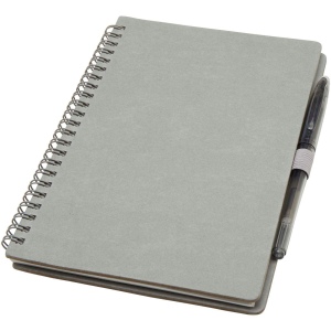 Carnet A5 à couverture souple réutilisable et parure de stylos Slate (encre noire) 3