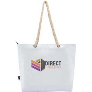 Sac shopping Panama recyclé GRS isotherme de plage avec poignées en cordelette 23L 19