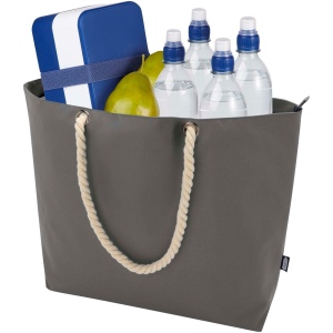 Sac shopping Panama recyclé GRS isotherme de plage avec poignées en cordelette 23L 33