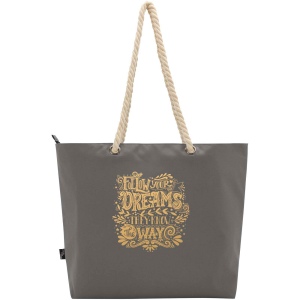 Sac shopping Panama recyclé GRS isotherme de plage avec poignées en cordelette 23L 15