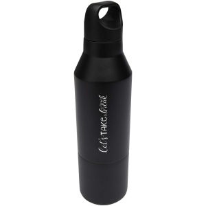 Bouteille isotherme Odessy de 600 ml en acier inoxydable recyclé RCS avec gobelet de 300 ml 3
