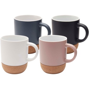 Mug Billie en céramique de 300 ml avec détails en liège et finition matte 20