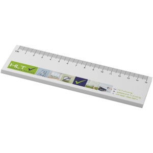Notes autocollantes recyclées Sticky-Mate® avec règle imprimée 15 cms 4