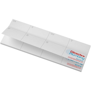 Notes autocollantes recyclées Sticky-Mate® avec agenda imprimé 2