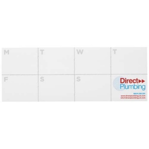 Notes autocollantes recyclées Sticky-Mate® avec agenda imprimé