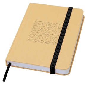 Carnet A6 Reed uni recyclé à couverture rigide 12