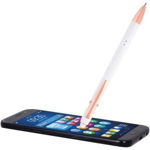 Stylo bille Nanna avec finition or rose 31