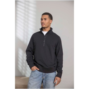 Sweater unisexe Aware™ recyclé à fermeture quart de zip 19