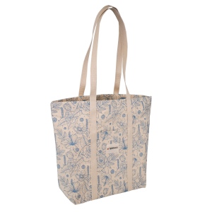 Sac soufflet fond avec poche et anses tout atour 13