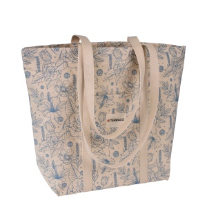 Sac soufflet fond avec poche et anses tout atour 14