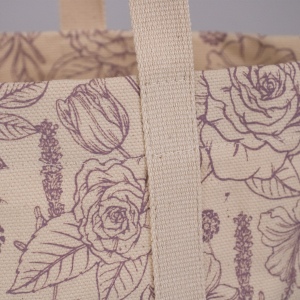 Sac soufflet fond avec poche et anses tout atour 20