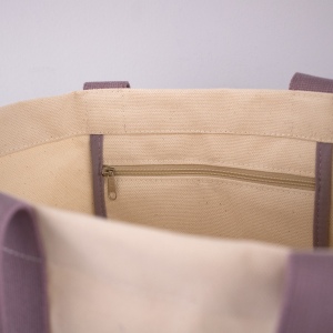 Sac plage en coton avec 1 poche 11