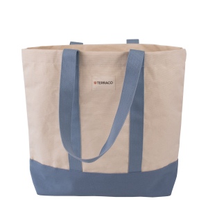 Sac plage en coton avec 1 poche 5