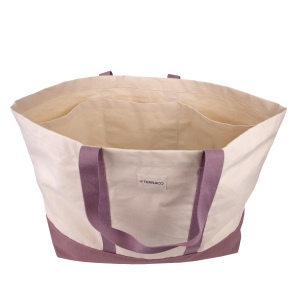 Grand sac plage en coton avec 4 poches 5