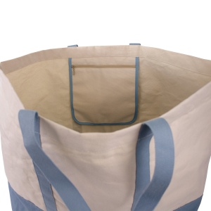 Grand sac plage en coton avec 4 poches 8