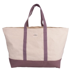 Grand sac plage en coton avec 4 poches