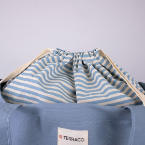 Sac soufflet de fond avec cordons 17