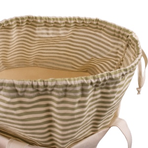 Sac soufflet de fond avec cordons 22