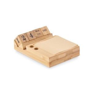 Calendrier de bureau en bambou - BOOTOP 2