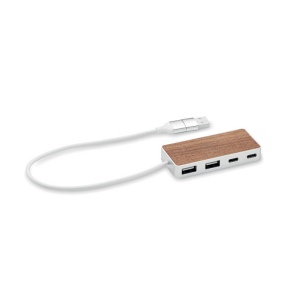 Hub USB 4 ports 27,5 cm - UBAH 2