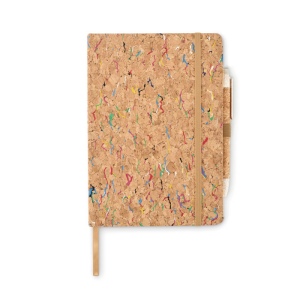 Cahier A5 en liège de couleur - CORNOTA 3