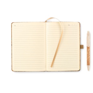 Cahier A5 en liège de couleur - CORNOTA 6