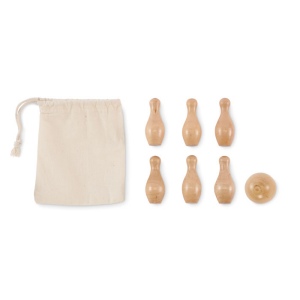 Mini jeu de quilles en pin - BOLITO 3