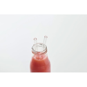 4 pailles verre réutilisables - GLAW 6