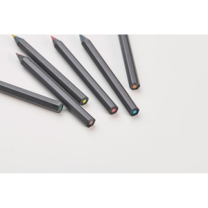 6 crayons de couleur - NEGRO 4