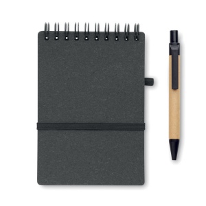 Cahier recyclé et stylo à bille - NOTIE 16