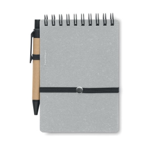 Cahier recyclé et stylo à bille - NOTIE 6