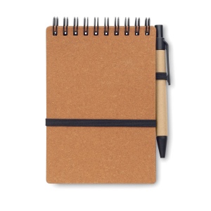 Cahier recyclé et stylo à bille - NOTIE 8