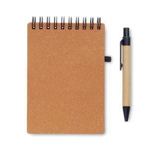 Cahier recyclé et stylo à bille - NOTIE 11