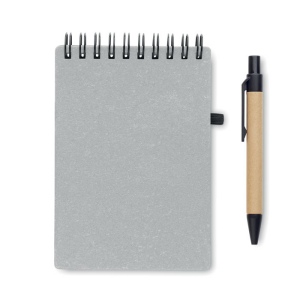 Cahier recyclé et stylo à bille - NOTIE 12