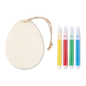 Set de peinture sur œuf en bois - DREGG 4