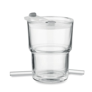 Gobelet verre et paille 400ml - SIP 3