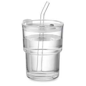 Gobelet verre et paille 400ml - SIP 4