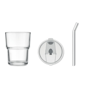 Gobelet verre et paille 400ml - SIP 5