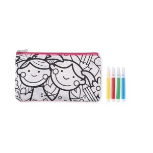 Trousse à crayons avec feutres - KIDDO 8
