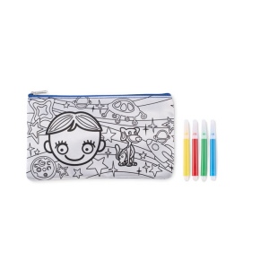 Trousse à crayons avec feutres - KIDDO 9