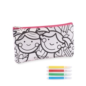 Trousse à crayons avec feutres - KIDDO