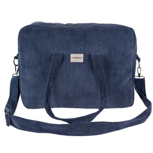 Sac weekend en velours côtelé ou coton