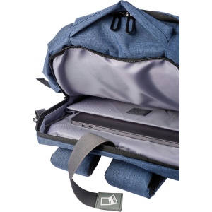 Sac à dos porte-ordinateur de 17'' en polyester rPET 300D Malcolm 9