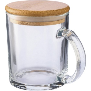 Mug en verre recyclé et bambou de 300 ml Ashley 6